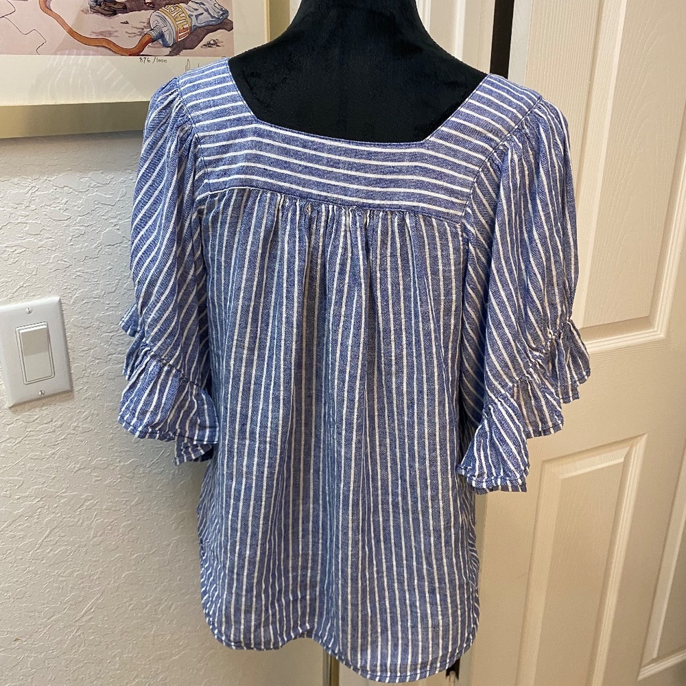 Beachlunchlounge, NAOMI‎ TOP, 45% Cotton-55% Linen, Size M - Picture 6 of 7